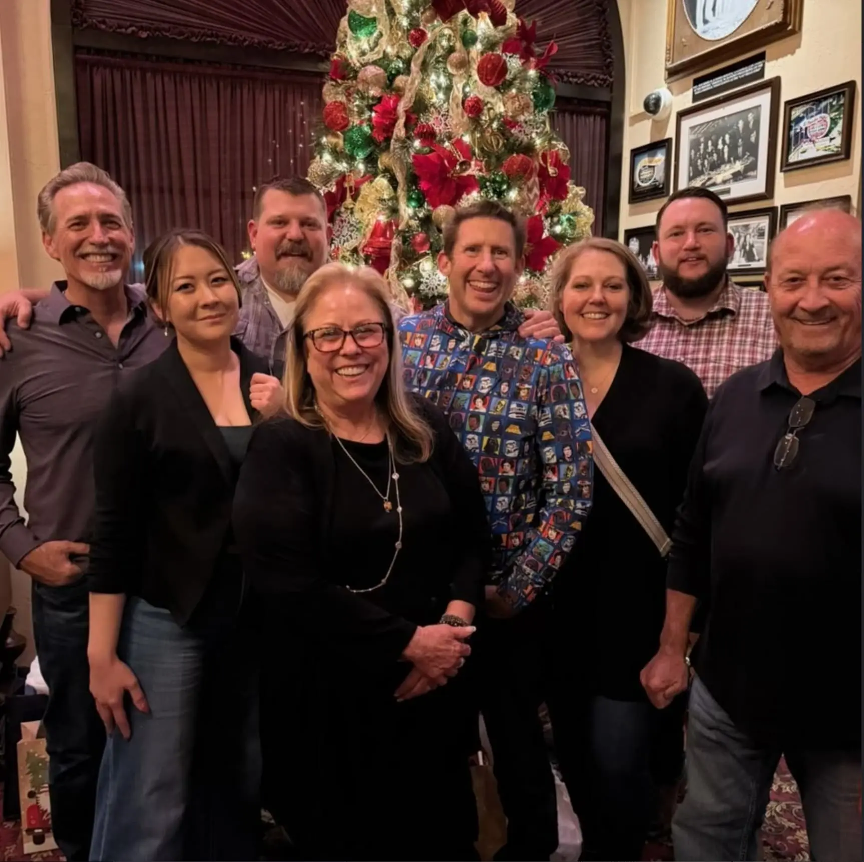 Apollo Inspections staff at Christmas Party